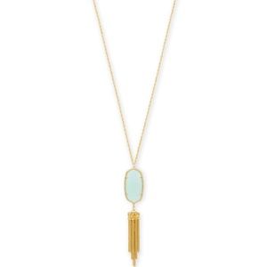Kendra Scott Chalcedony Rayne Pendant Necklace